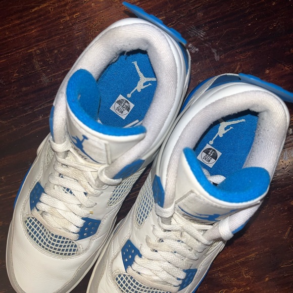 Air Jordan 4 Military Blue Size 11 No Box 2012 Release - Picture 2 of 9